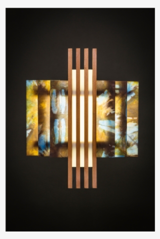 Deep Greene Blak Rust Wall Sconce - Sconce