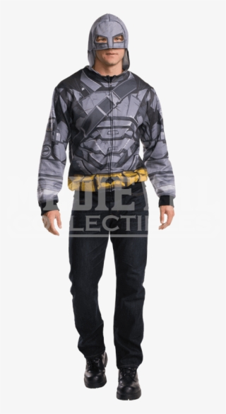 Adult Armoured Batman Costume Hoodie
