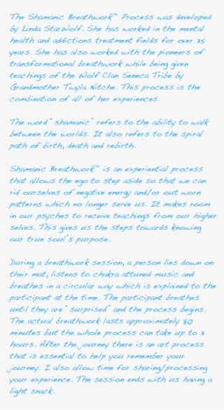 The Shamanic Breathwork™ Process Was Developed By Linda - Quotes