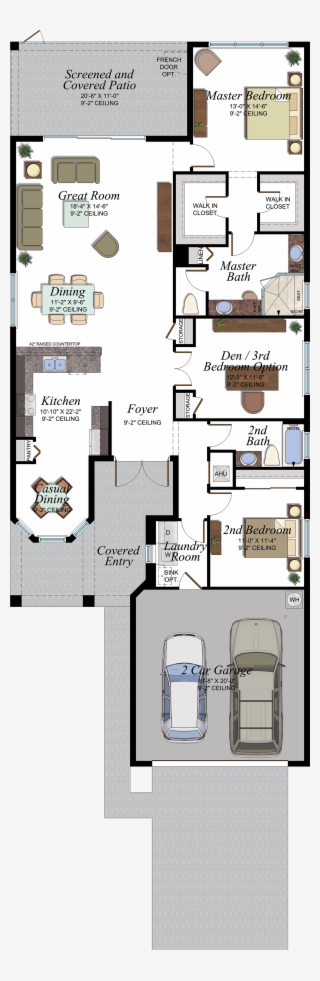 Valencia Cay Lucia Floorplan - Valencia Cay At Riverland