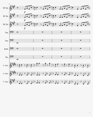 Can't Hold Us Sheet Music Composed By Macklemore And - Sheet Music For Aguas De Marco