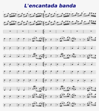 L'encantada Banda Sheet Music For Flute, Clarinet, - Encantada Partition Sax Alto