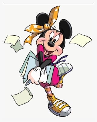 Pin By Debra Norwood On Minnie Mouse - Minnie Mouse En La Escuela