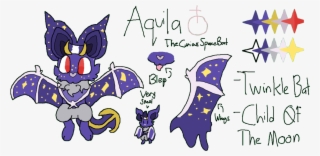 Toyhouse Aquila Is A Noibat/lunala Fusion - Cartoon