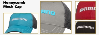 Moisture Wicking Sweatband, Micro Hook And Loop Closure, - Shimano Honey Comb Hat - Ahatcombgy - Grey