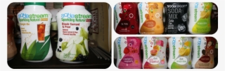 A Sampling Of Soda Stream Flavores - Sodastream Cola Free Soda Mix Syrup - 16.9 Fl Oz Bottle