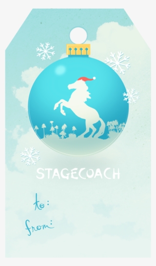 Holiday Gift Tags - Steinbock-einhorn-gruß-karte Grußkarte