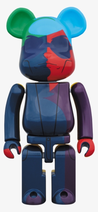 7" Andy Warhol Figure Super Alloyed Bearbrick Andy - Rbrick Andy Warhol Silkscreen