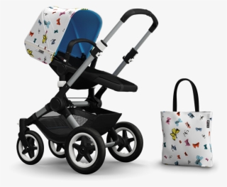 Капюшон Сумка Bugaboo Buffalo Andy Warhol Fabric Butterflies/blue - Bugaboo Buffalo Andy Warhol Butterflies
