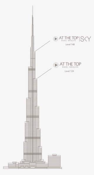 Burj Khalifa Observation Decks - Burj Khalifa 125 Stock