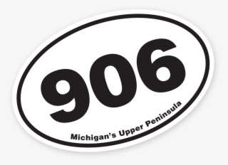 906 Sticker - White - 906 Day