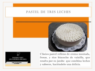 Pastel De Tres Leches - Buttercream