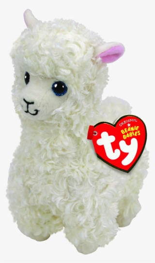 Lilly The Cream Llama Regular Beanie Babies - Ty Beanie Boos Llama