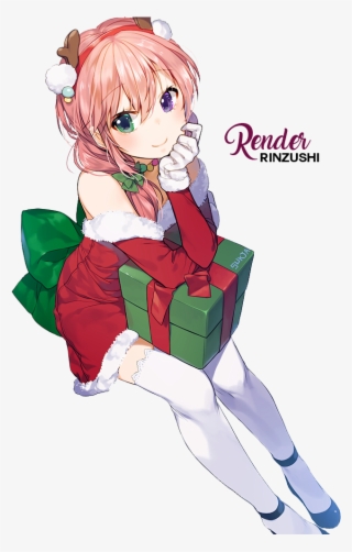 Merry Christmas Anime Girl