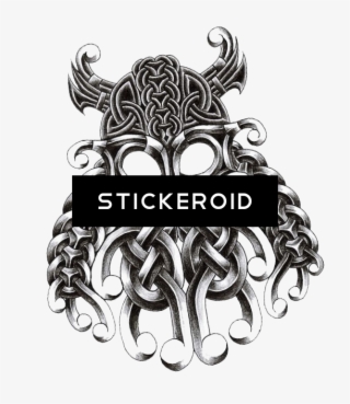 Celtic Tattoos - Gallowglassblack Square Sticker 3" X 3"