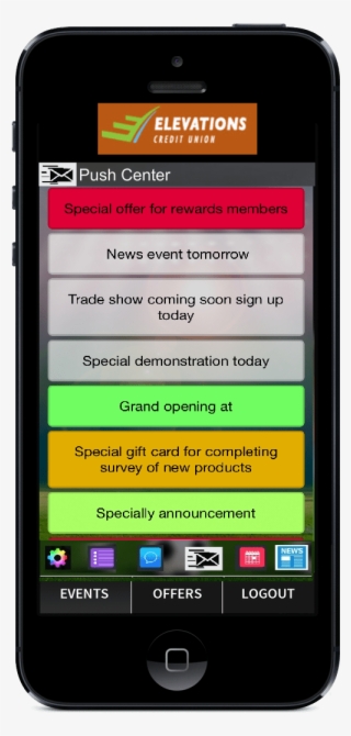 Sponsor Can Select Color-coding For Special Offers - Iphone