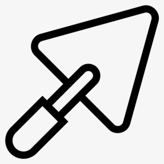 Construction Trowel Icon - Masonry Trowel