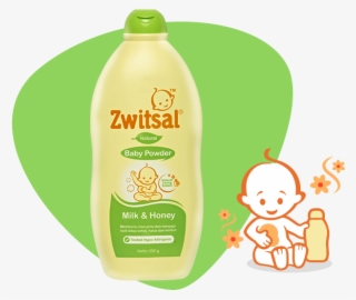 Baby Powder Natural With Milk And Honey - Zwitsal