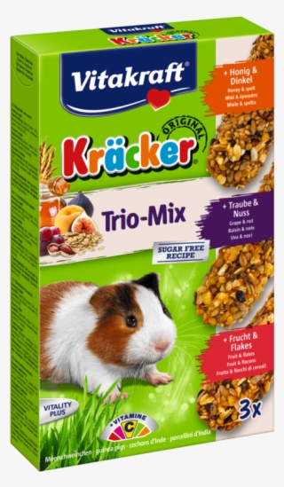 Kräcker Trio-mix Honey / Nut / Fruit For Guinea Pigs