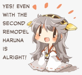 Yes Even With The Second Remodel Haruna Is Alright - Cartoon