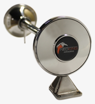 Nedking Rvs Luchthoorn 550mm Lang Kelk Diameter 140mm - Badge