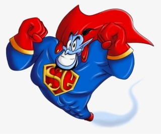 Aladdin Genie Clip Art N3 - Super Génie