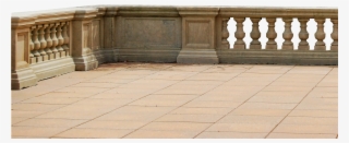 Balcony Clip Art Retro Building Material Free - Клипарты Замки На Прозрачном Фоне