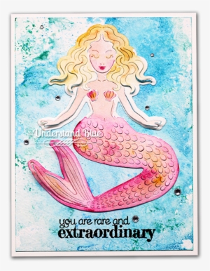 Paper Layering Mermaid By Understandblue - Hero Arts Paper Layering Dies