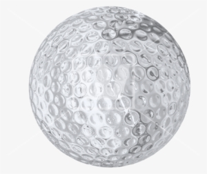 Silver Golf Ball - Golf Ball Transparent Background