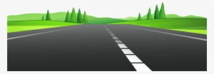 Road With Grass Png Clipart - Road Clipart