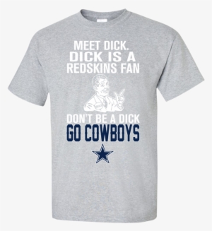 Dick Is A Redskins Fan - Occupy Stomach T-shirt