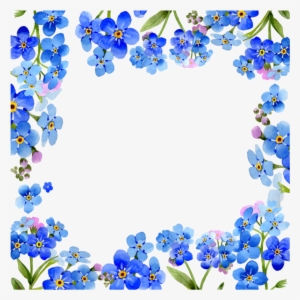 Flower Watercolor Frame Vector, Flower Watercolor Frame - กรอบ รูป Png