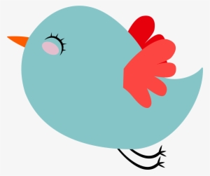 Email Clip Art - Cute Bird Cartoon Png
