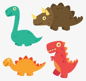 Dinosaur Clipart Watercolor - Cartoon Dinosaur Template