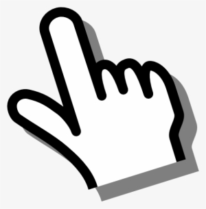 Cursor Hand Png Clipart - Click Here Hand Png