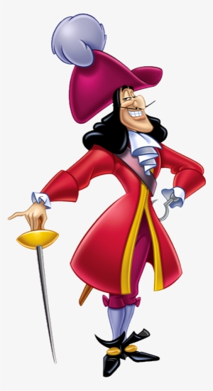 Captain Hook Transparent - Captain Hook Disney Villains