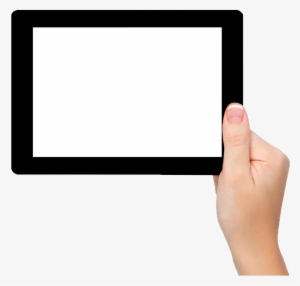 Hand Holding Tablet Png