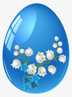 Lily Clipart Easter Egg - Easter