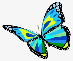 This Free Icons Png Design Of Flying Blue Butterfly