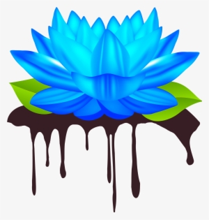 Blue Flower Clipart Spa