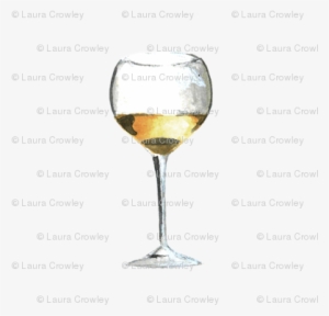 White Wine Glass 4" X 4" - Champagne Stemware