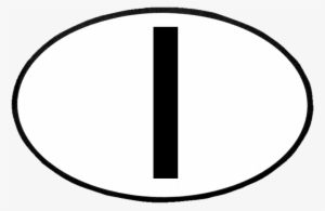 I International Vehicle Registration Oval - Thumbnail