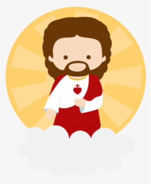 Jesus Clipart Png - Sagrado Corazon De Jesus Animado