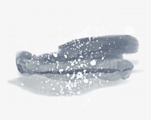 Overlay Sticker Summer Watercolor Splatter Element - Snow