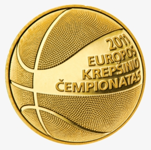 Lt 2011 50litų Basketball B - Gold Basketball Png