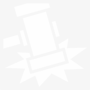 File - Banging-gavel - Twitter White Icon Png