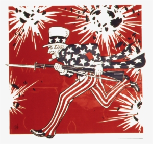 Uncle-sam's Birthday Image - 4th Of July 1918