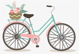 19 Biking Clipart Library Download Watercolor Huge - Free Bicycle Clip Art