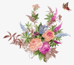 Drawing Garden Watercolor - Bansuansukdee Paper For Decoupage Vintage Style And