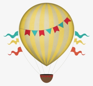 Vintage Clipart Transparent Png Stickpng Download - Hot Air Balloon Png